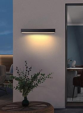 一字壁灯户外壁面灯单发g光门口招牌loo灯一字庭室内墙壁院柱子灯广东中山