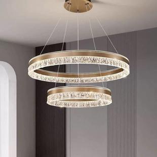 轻奢水晶客559厅吊新款 气复楼餐厅 现代简灯约大厅主灯高端灯大式