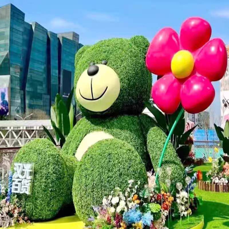 庭院户绿雕外大型景区观摆件公园绿雕装饰用工艺品意景花植园绿创