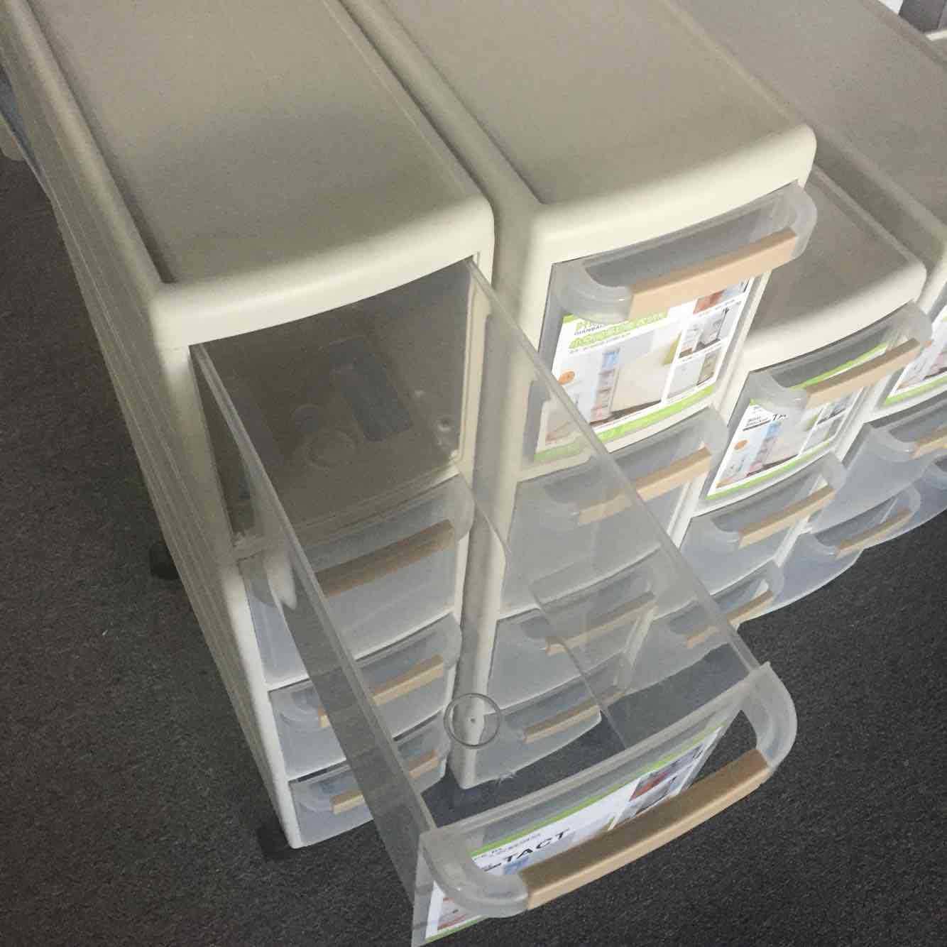 缝塑料收纳柜216抽屉式置物架理柜房浴室隙夹缝整架收厨纳