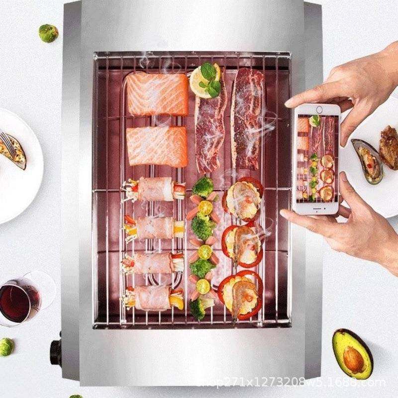 用无烟串大型电热BEB-110A烧烤加厚台式烧烤机烤炉鸡翅羊肉串烤商