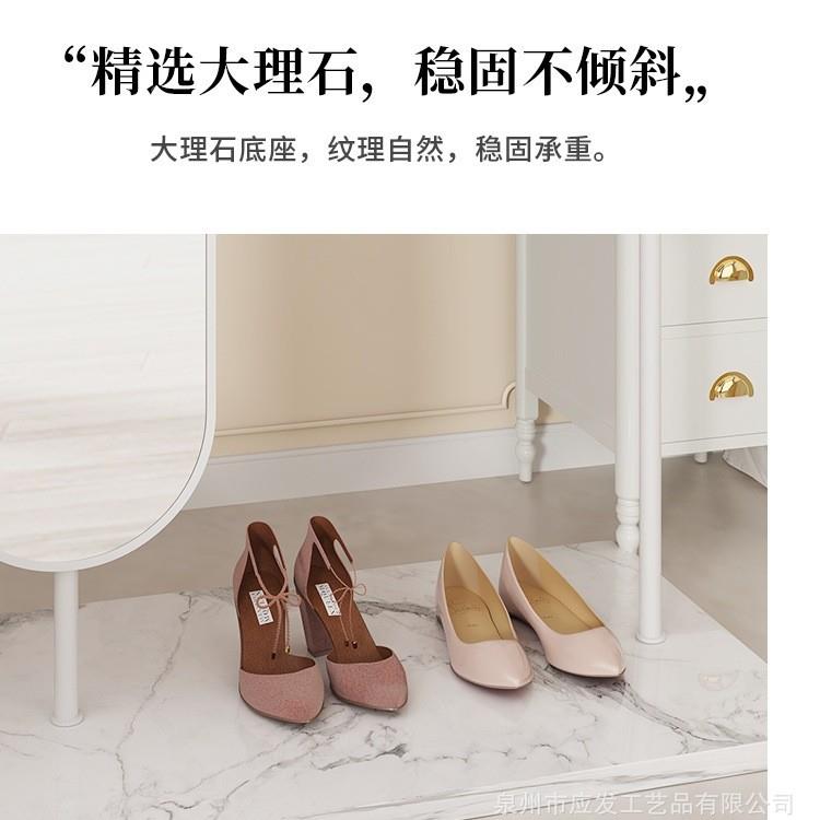 全身多功镜能衣落地镜衣帽架一体镜旋穿QIE衣镜奶转油风卧室试镜