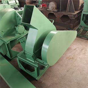 斜口进料盘式竹子削片机果园树枝切片粉碎机粗木头杨木杉木打片机