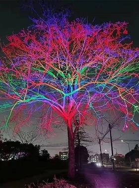 LEDDQ-TGD彩染色户外彩虹投光灯景七围区氛照树灯景灯观灯庭户外