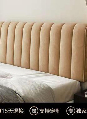 棉100256加厚全包床头套罩软包夹约靠背新款床头罩现简代床头防尘