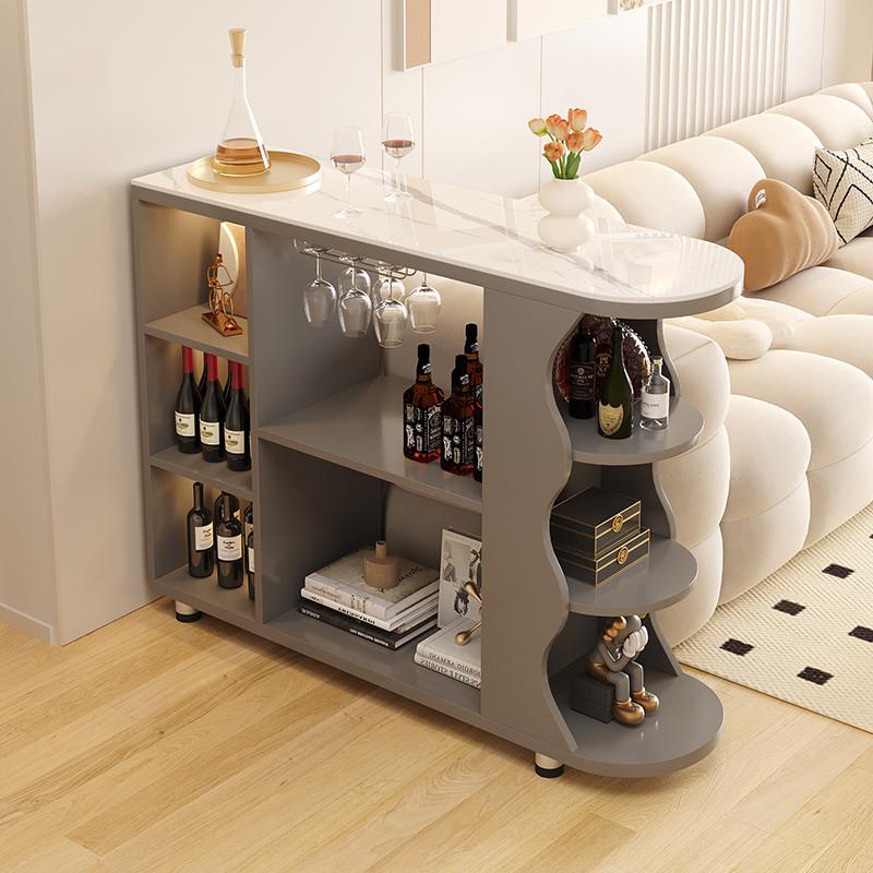 dn奶油吧RCO台桌d子家用酒柜实风隔断柜客厅岩板餐边柜厨房木可移