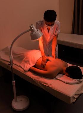 远红外理疗灯家用神灯取暖灯灯DZO院加热双线头烤电烤灯灯泡