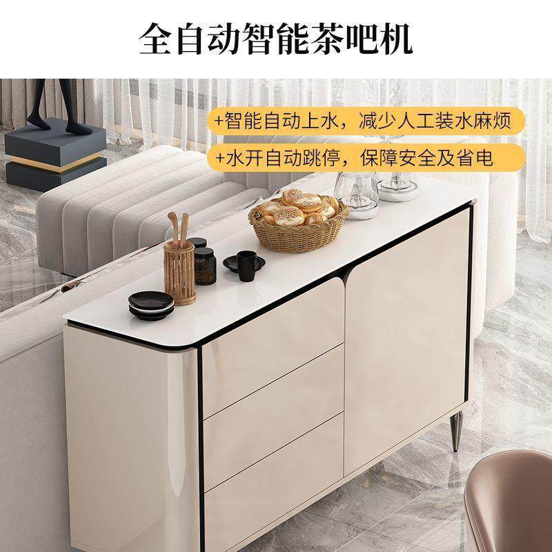 新00款多功能餐柜吧机一体简边自约茶水柜全茶动烧水上水靠墙收纳