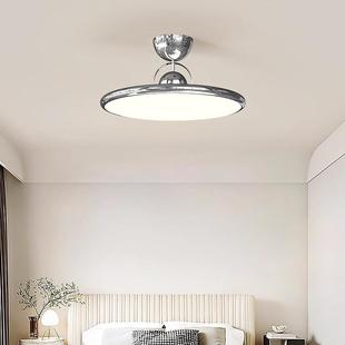 灯现代约半吊灯2奶油风卧室全光谱护简眼205年新款 温馨房间吸266