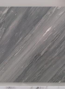 莱茵灰大理石天然蓝灰色石材背景墙客厅飘窗台踏步梯板