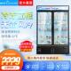 展示柜商用超市速冻柜冷藏饮料低温冷冻啤酒柜 1040M2W立式