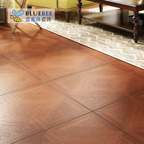 仿实木地砖客厅卧室玄关瓷砖耐造木纹砖X仿古砖阳台地板砖
