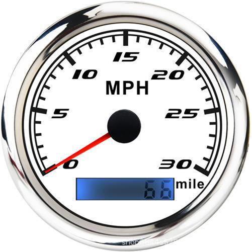 船用GPS速度表跨境热销7彩背光灯直径85mm0-0kmh