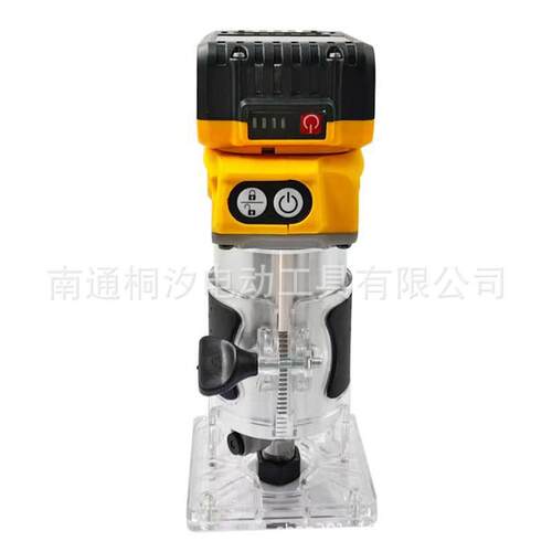 锂电修边机无刷电机木工神器家用板材修边开槽倒角充电式工具
