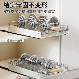 厨房碗架抽拉碗碟置物架橱柜拉链抽屉式放碗碗盘沥水盘子收纳架子