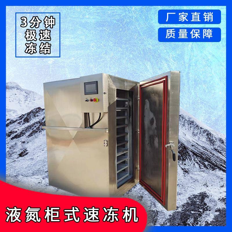 商用液氮速冻机零下80度液氮柜包子三文鱼帝王蟹液氮速冻机