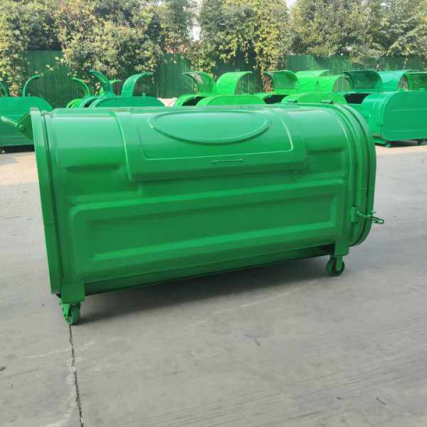 垃圾箱户外勾臂式垃圾箱3方5方大型乡镇农贸市场铁质垃圾收集箱