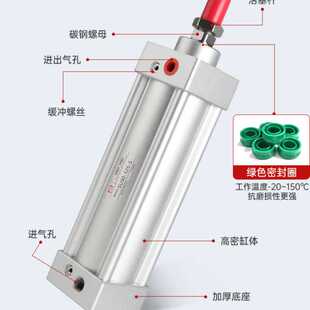 现货SU标准气缸 25x32-40x50-50x75-63x100气动大推力气缸