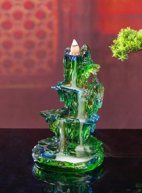 古代玻璃回流香炉假山装饰品家用茶宠物用品香器香座香桌景观檀香