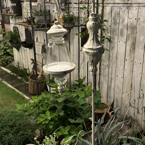 爱在花园丨园艺杂货铁艺铁B皮庭院露台花园装饰地插风灯