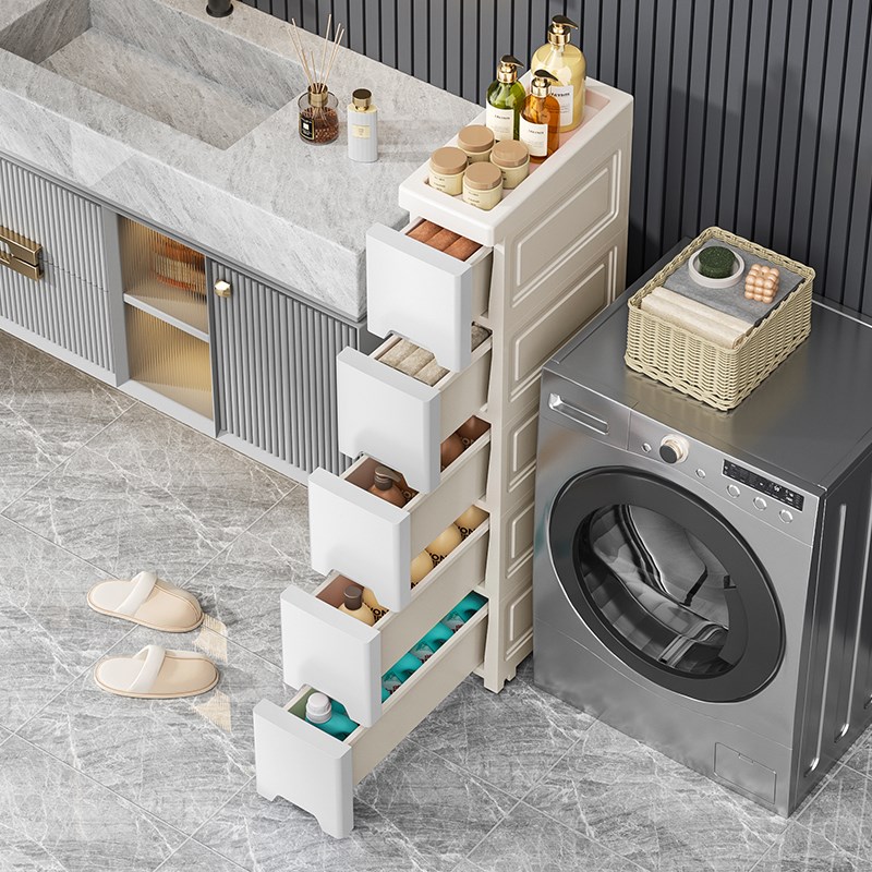 13.7CM夹缝收纳柜侧面深30CM浅柜浴室缝隙窄柜子卫生间储物置物架