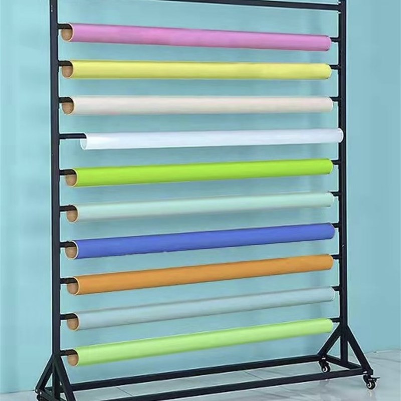 带轮可移动太阳膜车膜车衣展示架改色膜布料桌布架
