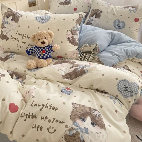 简约被套单件150x200x230双人床单被罩180x220x240被单三件套宿舍