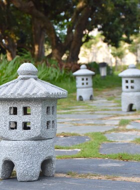 户外园林摆件景观装饰庭院花园摆设别墅院子日式摆设公园落地小品