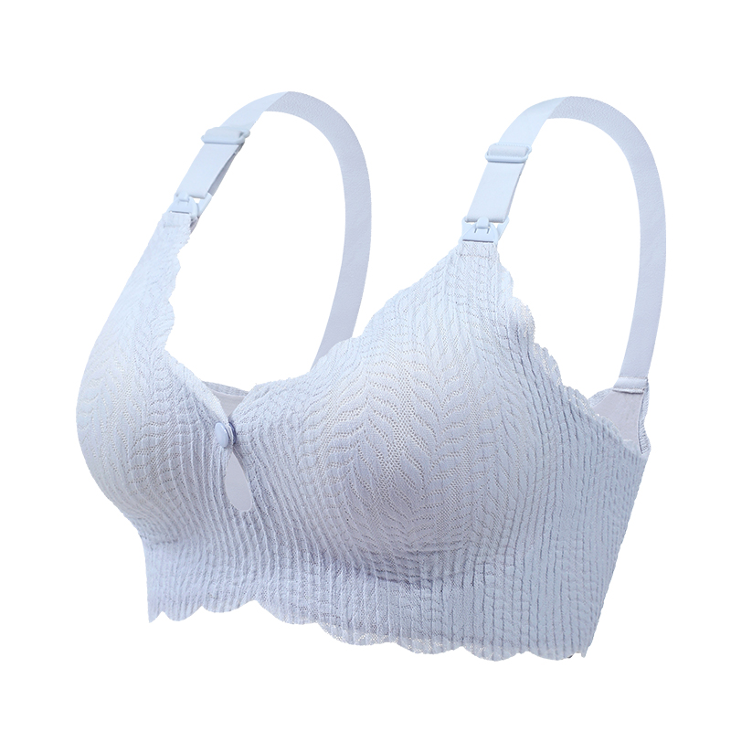 哺乳内衣夏季薄款聚拢防下垂产後哺乳大尺码孕妇怀孕期专用文胸罩