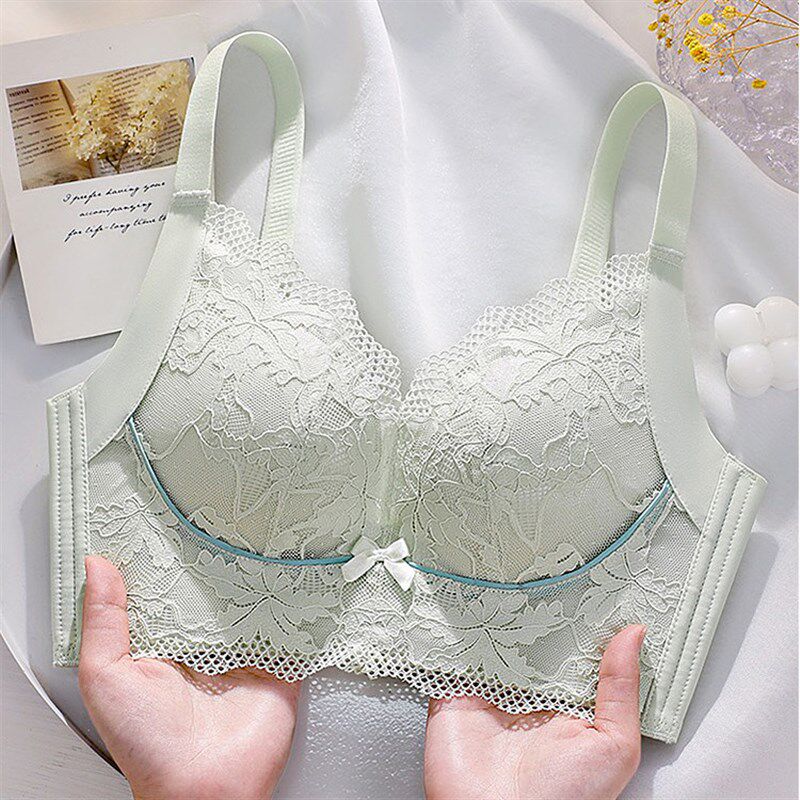 罗丽丝调整型内衣女小胸显大聚拢收副乳无钢圈防S下垂上托文胸加