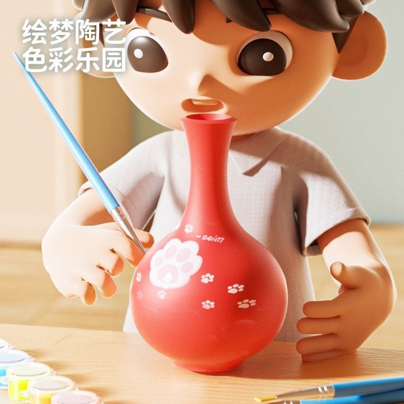 软陶泥儿童电动陶艺机小学生陶土泥工具套装手工制作diy玩具