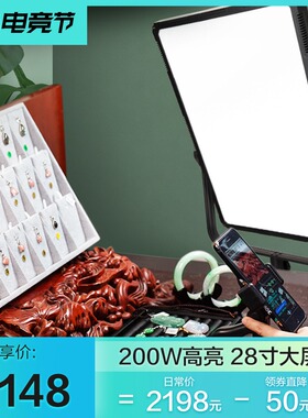 南冠LED摄影补i光灯影视柔光灯人像摄影棚灯大功率拍照灯南光T112