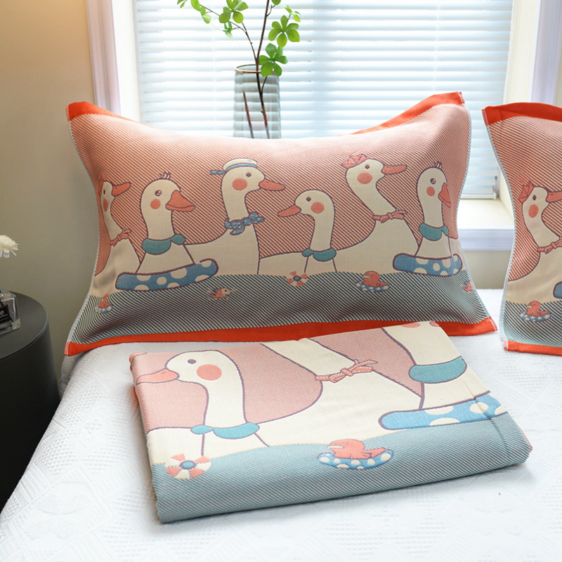 纯棉纱布毛巾被2x2.3纯棉夏被棉纱盖毯薄被子单双人午睡毯软凉席