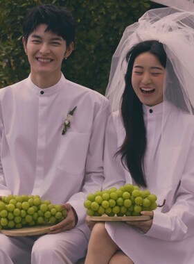 新娘长款蓬蓬抓泡头纱凹造V型拍照道具