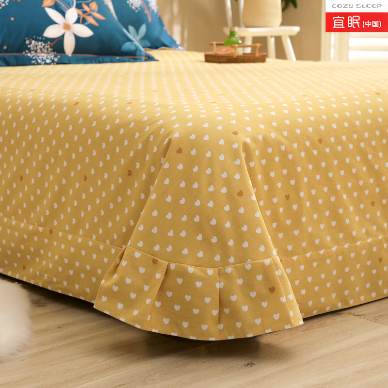 长绒棉磨毛单件床单学生单人1.5m1.8m2.0米大床加厚全棉纯棉秋冬