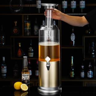 酒炮光乐桶扎啤酒炮酒桶商用酒可吧带龙H202头网红啤升酒桶3L扎发