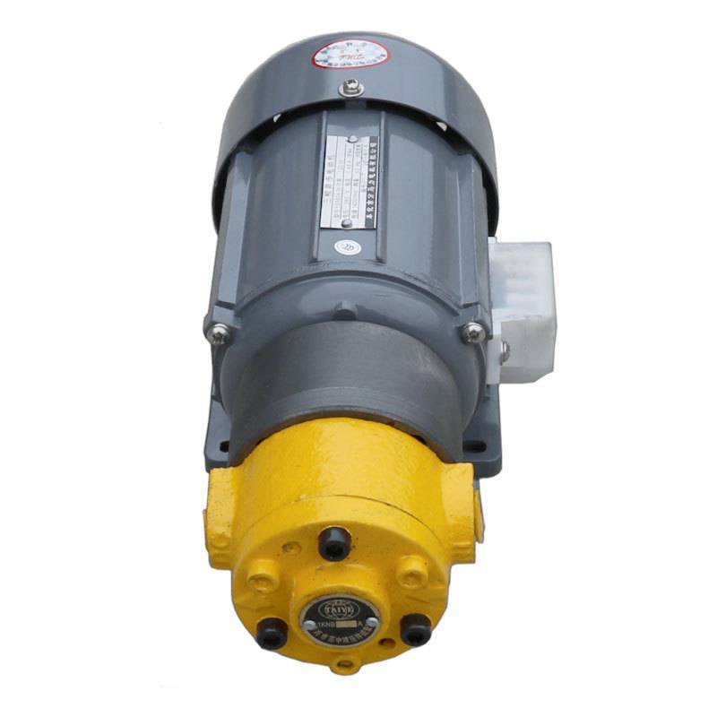 双向润滑泵1KNB2.5A电机装置可逆式摆线齿轮油泵直插式电机组