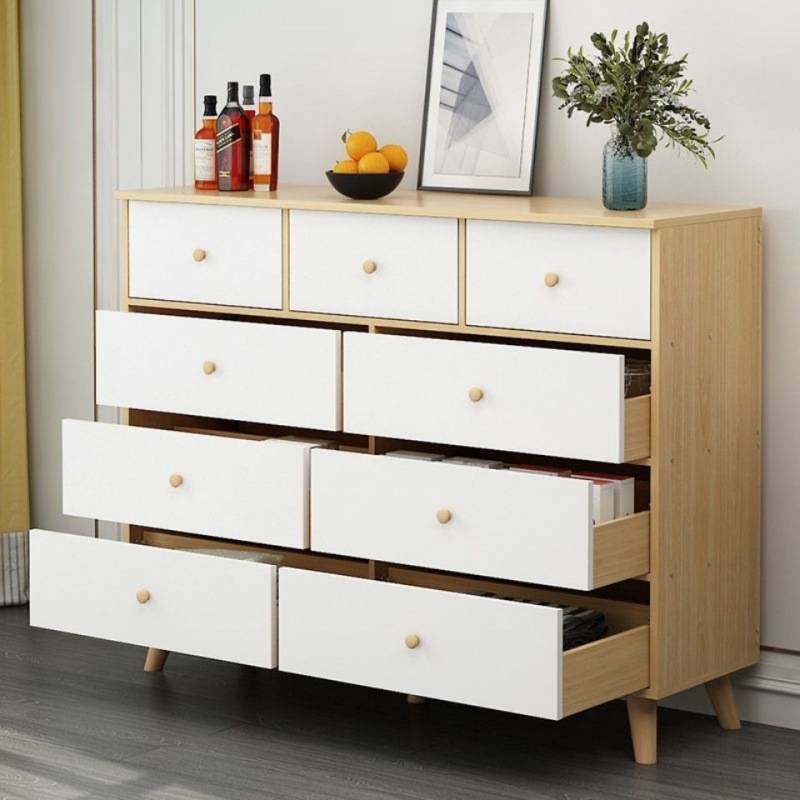 美式斗柜九斗柜家用卧室储物柜简约美甲展示架抽屉式美式收纳柜,电子元器件市场,其它元器件,淘宝优惠券,粉丝福利购,淘宝优惠卷