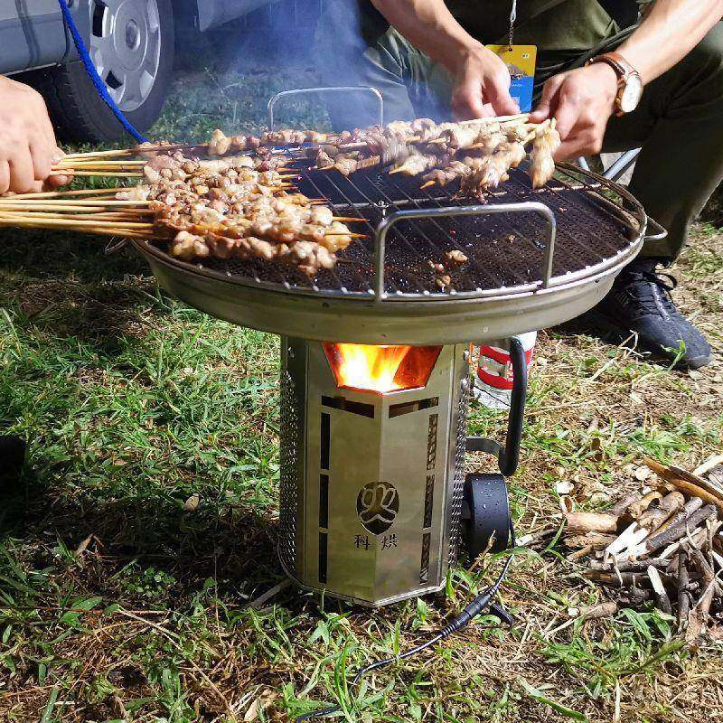 户外柴693火炉新型功能便携猛多火无火烟气化柴灶野餐烧炉具烤炉,厨房电器,其他商用厨电,淘宝优惠券,粉丝福利购,淘宝优惠卷