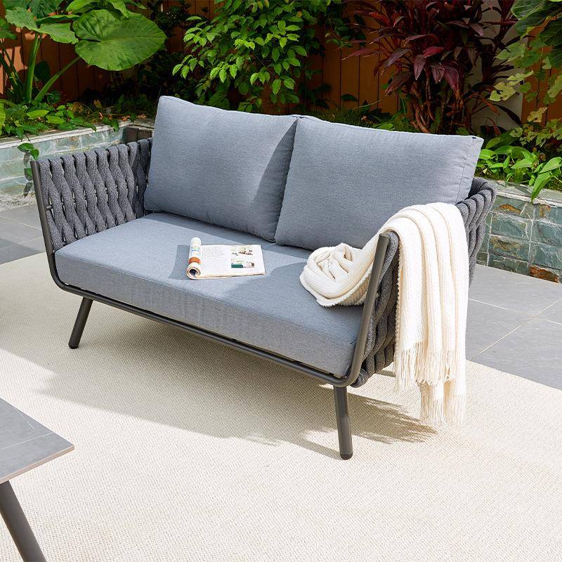 防户外茶沙发庭院阳组合别墅花园露台水防晒售楼露天台10懒人沙发