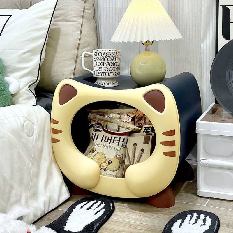 男孩女孩创意可爱卡通柜子卧室房床边玩具收纳柜收纳箱儿童床头柜