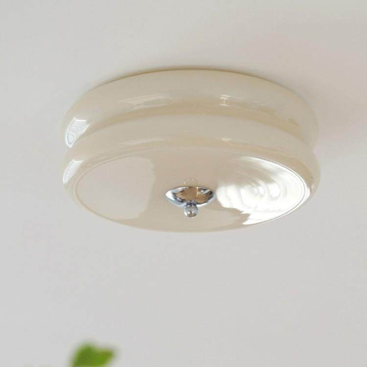 中室古式法式简约档奶157油风高吸顶灯美卧走廊过道玄关氛围玻璃,家装灯饰光源,客厅吸顶灯,淘宝优惠券,粉丝福利购,淘宝优惠卷