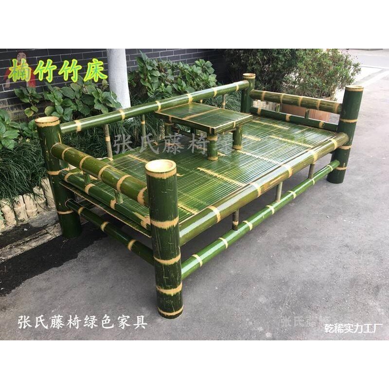 氏踏踏午休竹罗汉老式沙发米竹床沙发椅家具藤椅手工床竹床张楠竹