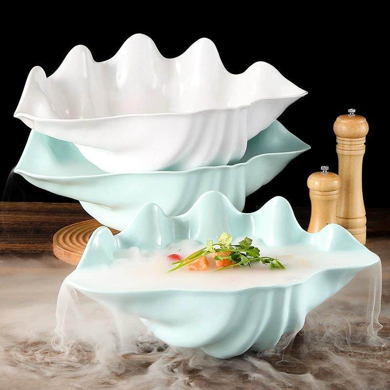 胺海螺形鱼韩盘刺身盘鲜拼盘密干冰海三文鱼盘日料理自CHU助餐盘,餐饮具,盘,淘宝优惠券,粉丝福利购,淘宝优惠卷