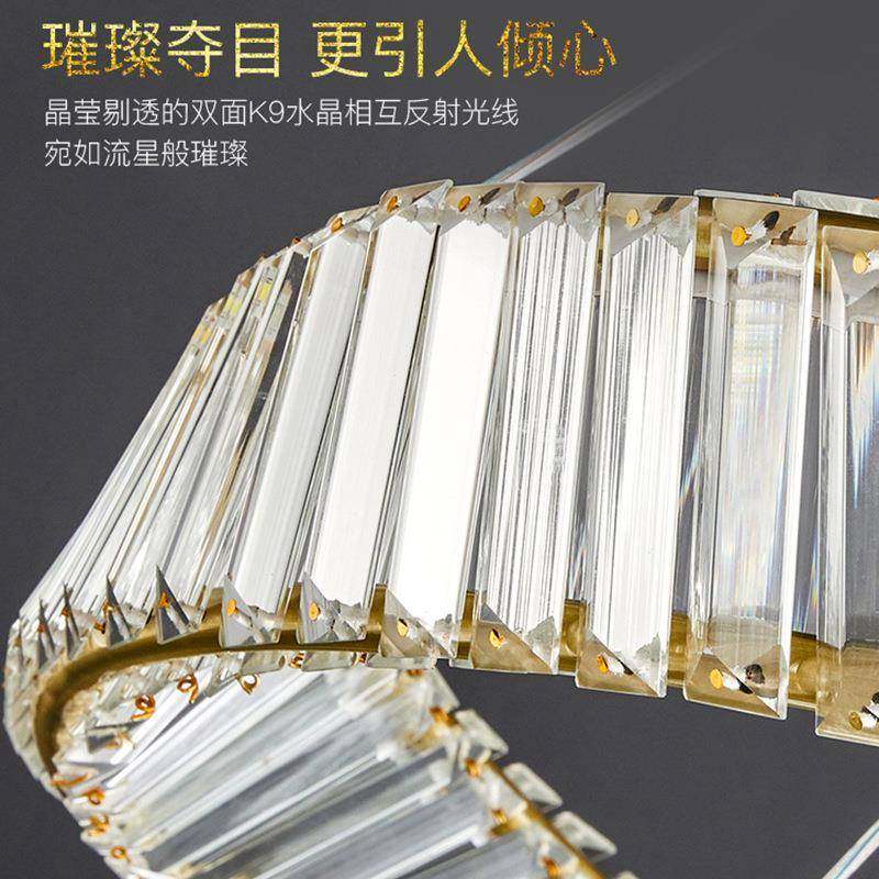新款轻奢别客d厅吊灯现代简约餐卧室厅灯墅设计304师水晶le中山灯,家装灯饰光源,智能吊灯,淘宝优惠券,粉丝福利购,淘宝优惠卷