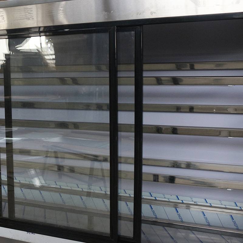 点菜柜商用麻辣烫冷冻冷藏保鲜水果弧形玻璃展示柜1.2米双压缩机