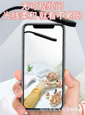 境led台灯护眼夹子灯眼学习桌面台台灯65754护美甲台跨灯夹子灯阅