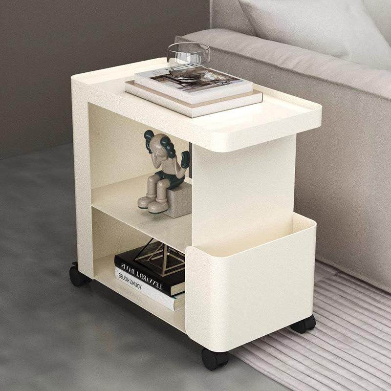 奶油风沙轻奢发边床几床红头柜窄款家用床RZD头置物架新款边柜网