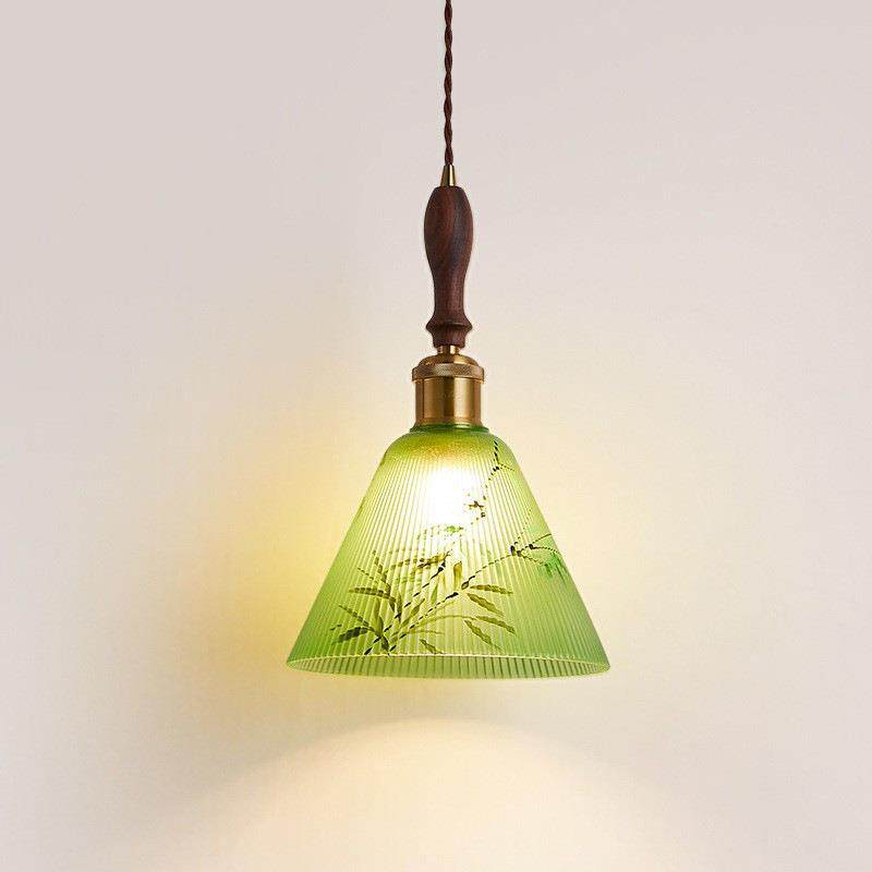 36卧室村床头小吊灯式田园中古风餐厅灯法美乡式新中式胡桃木印花,家装灯饰光源,智能吊灯,淘宝优惠券,粉丝福利购,淘宝优惠卷