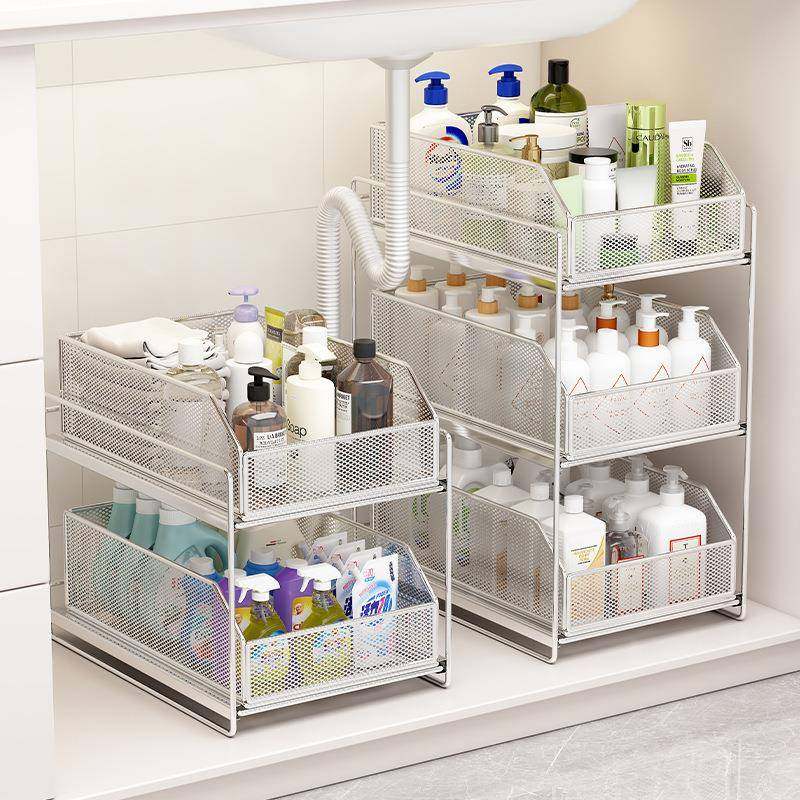 抽下水槽置物架收纳分层架柜子室柜sKF6MBhF下洗手台下橱柜拉篮多,收纳整理,书桌收纳置物架,淘宝优惠券,粉丝福利购,淘宝优惠卷